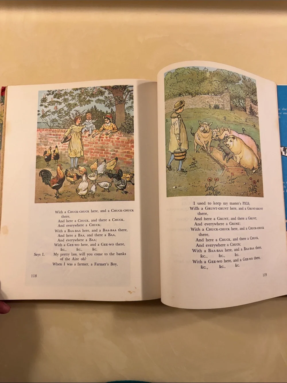 Vintage hardback Best Loved Nursery Rhymes and Songs.